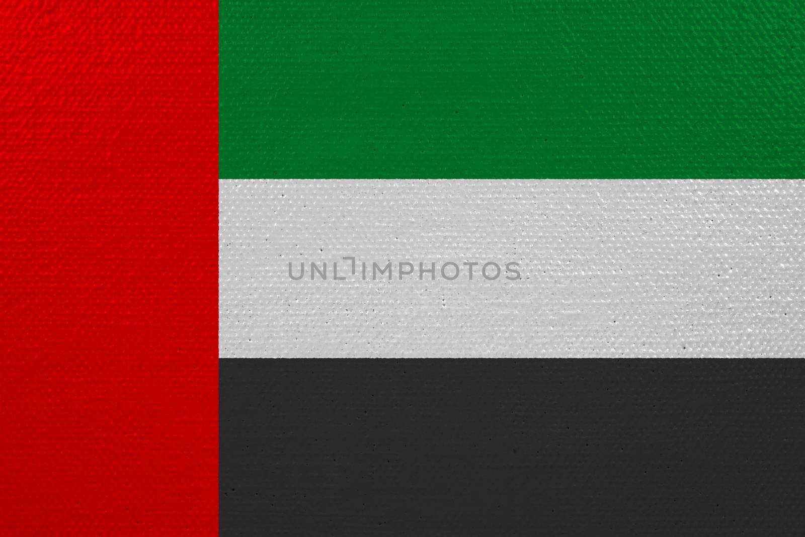 united arab flag on canvas by Visual-Content