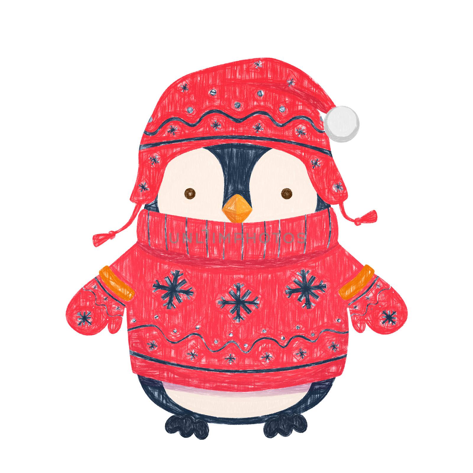 penguin cartoon illustration by Visual-Content