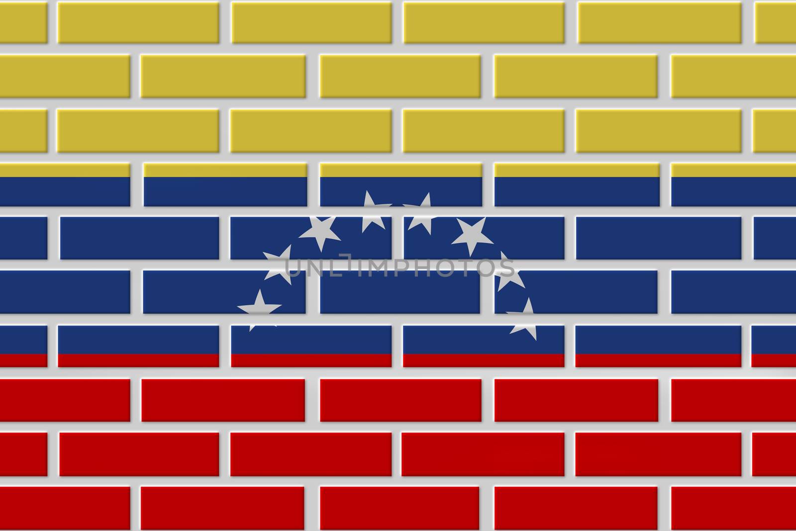 venezuela brick flag illustration by Visual-Content