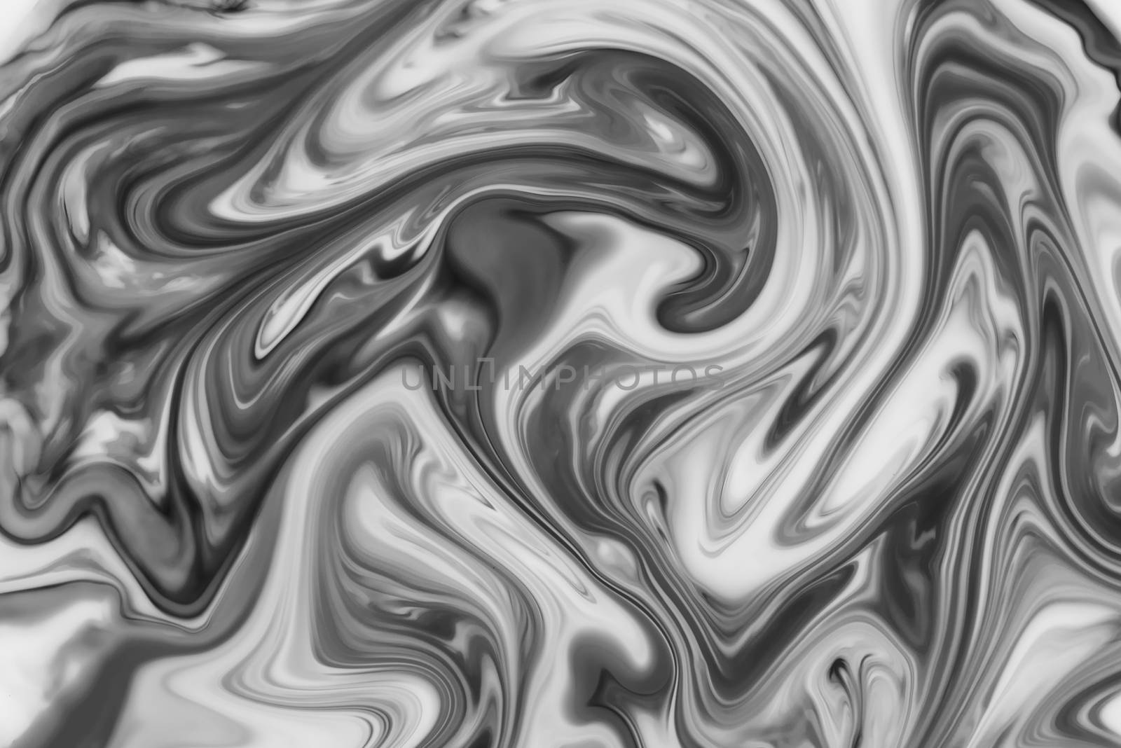Abstract fluid pattern. Black and white background. Decorative texture illustration