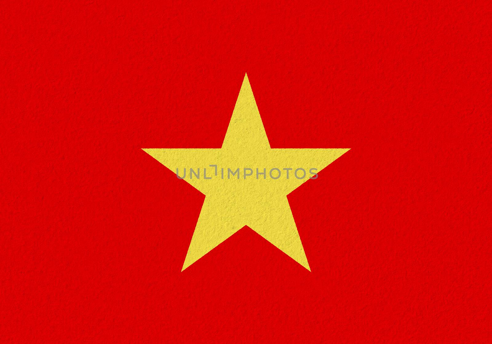 Vietnam paper flag. Patriotic background. National flag of Vietnam