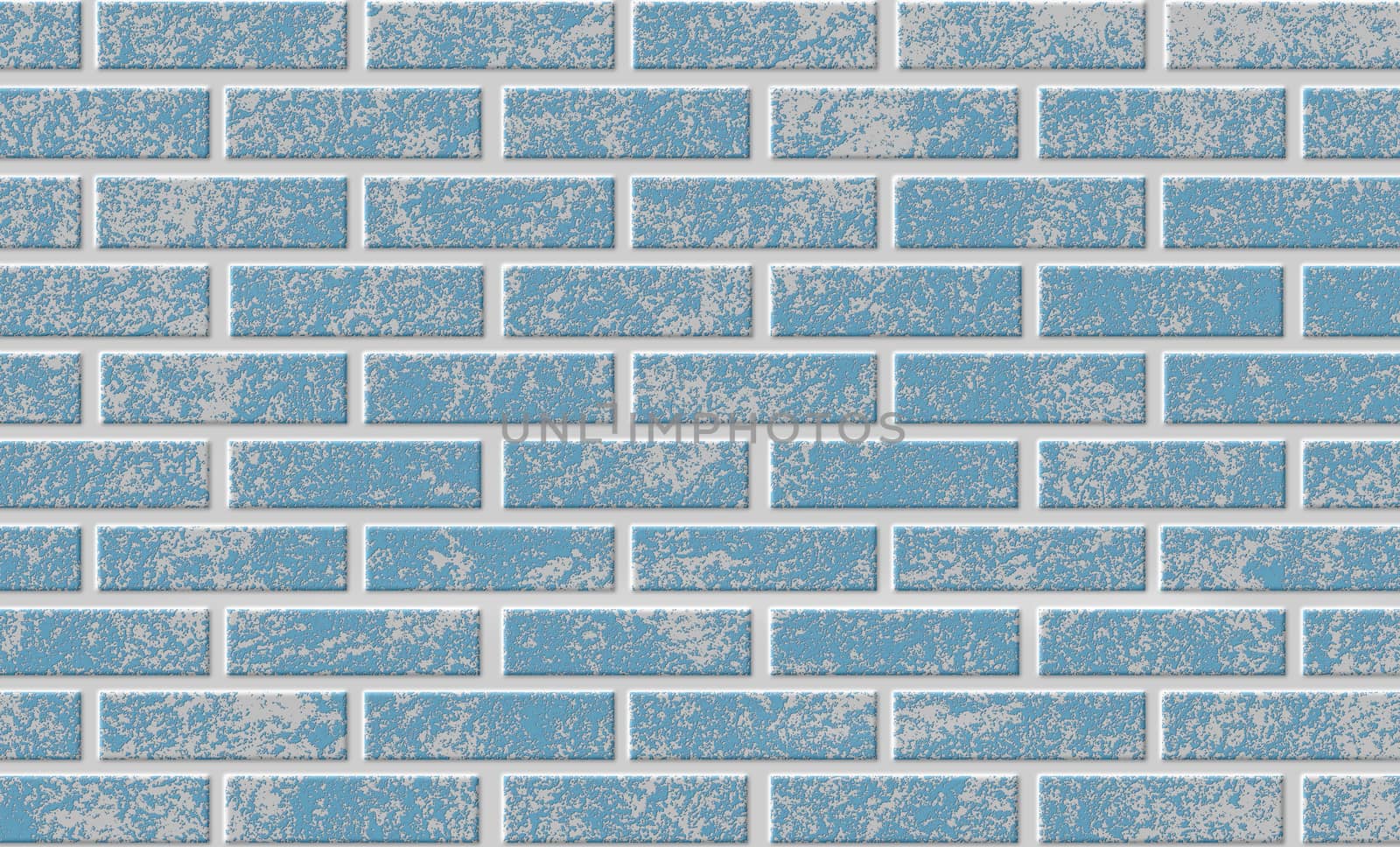 Brick wall illustration. Blue textured background. Pattern of decorative wall surface