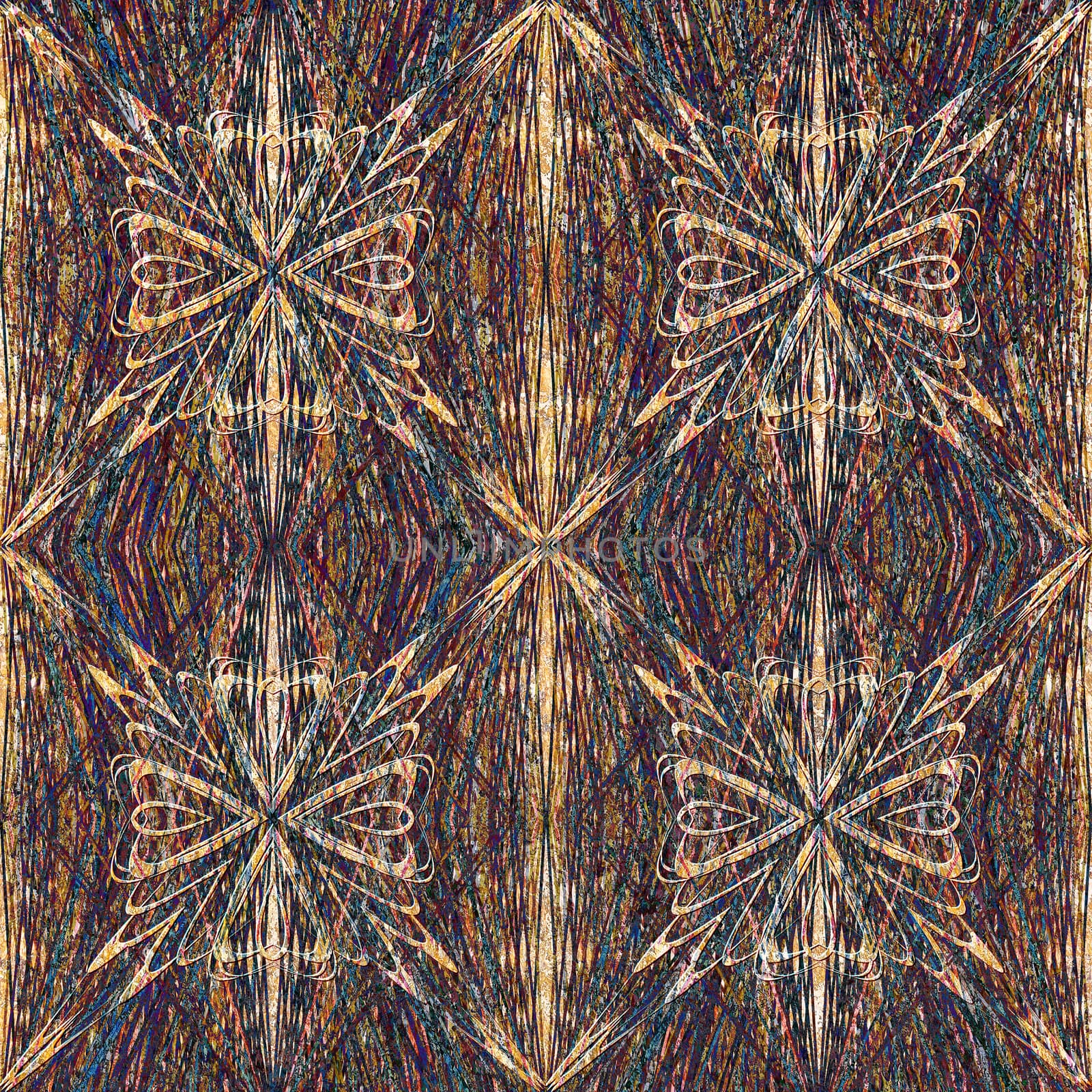 Seamless abstract pattern. Brown repeating artistic backdrop