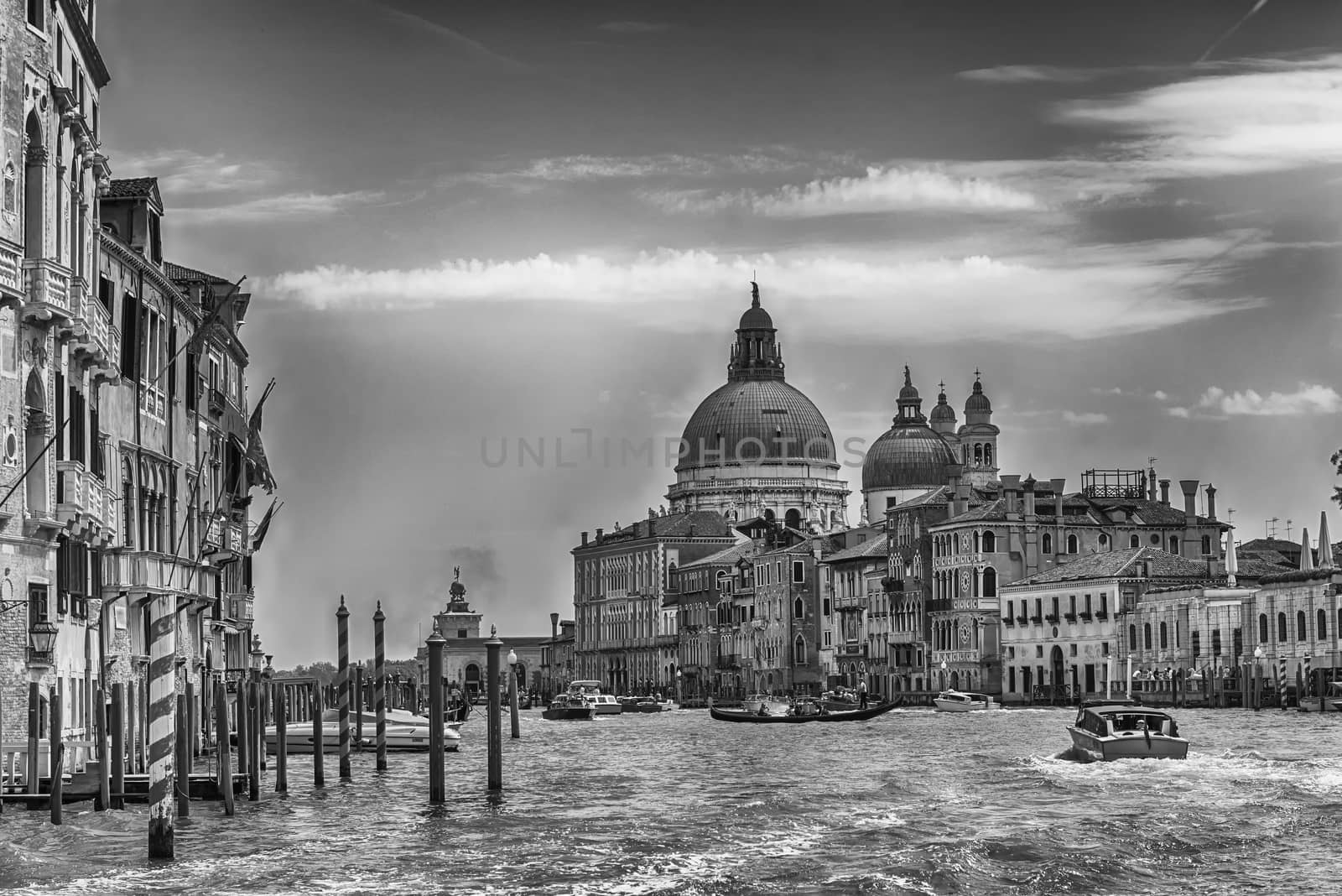 Scenic view of the Grand Canal in Venice, Italy by marcorubino