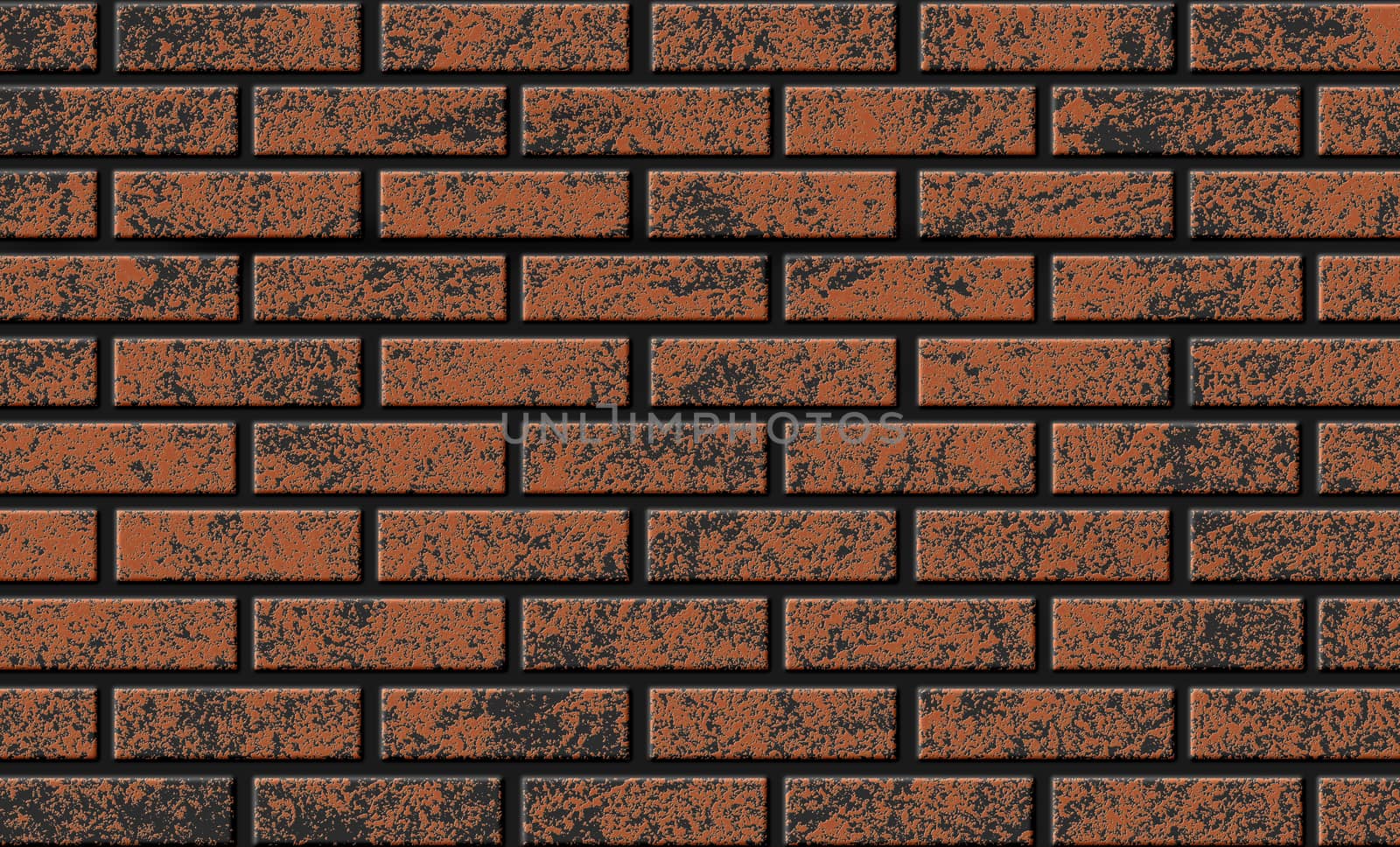 Brick wall illustration. Red textured background. Pattern of decorative wall surface