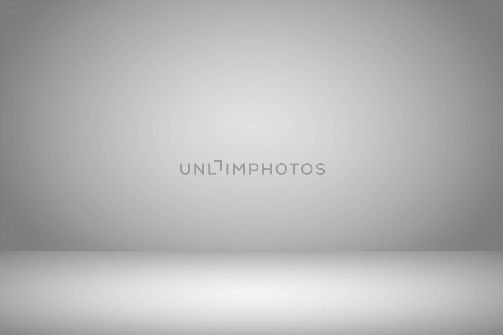 Grey and white gradient room background. Gradient abstract studio wall backdrop