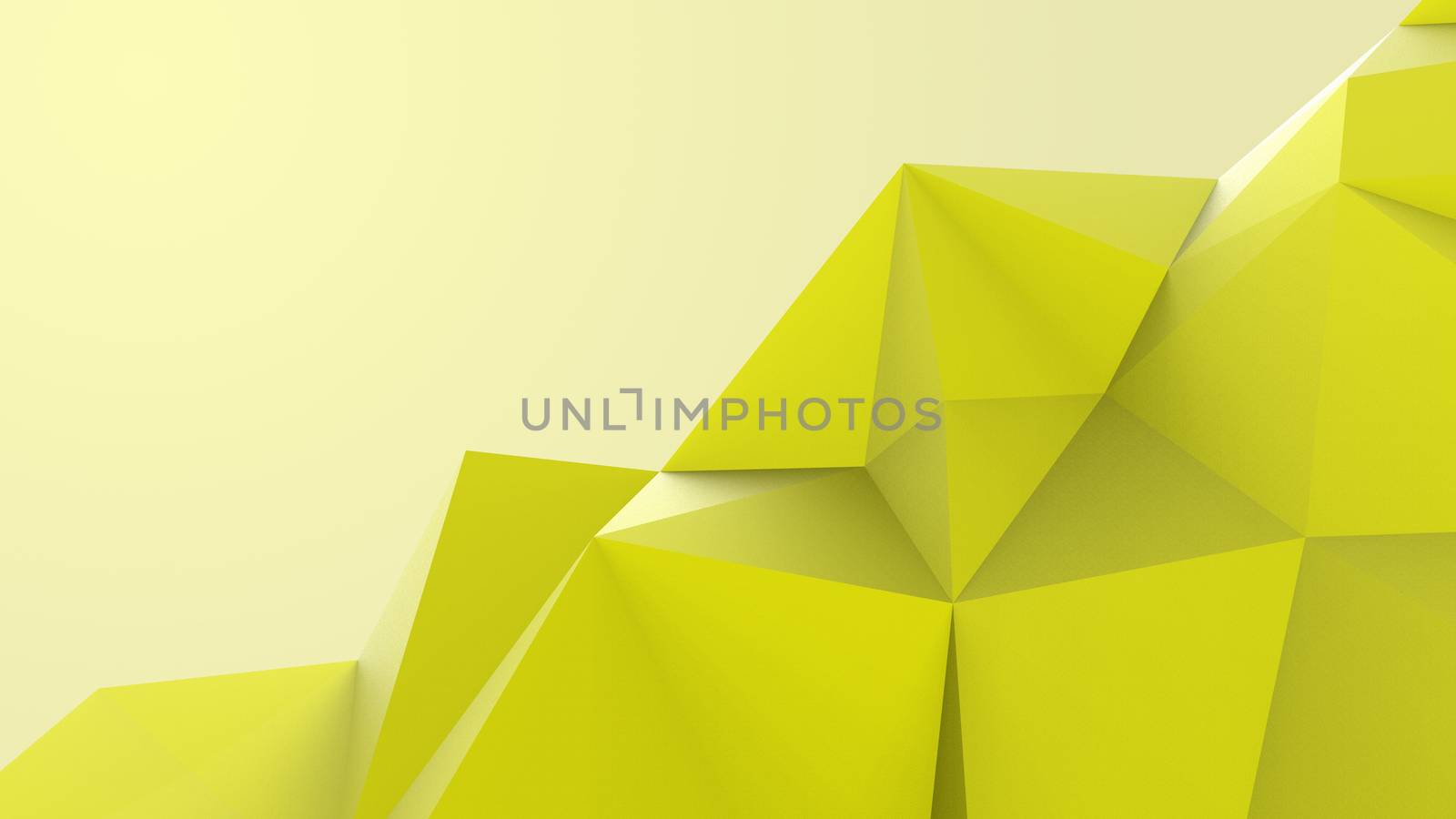 Yellow abstract modern crystal background. Polygon, Line, Triangle pattern shape for wallpaper. Illustration low poly, polygonal design. futuristic, web, network concept by Andreajk3
