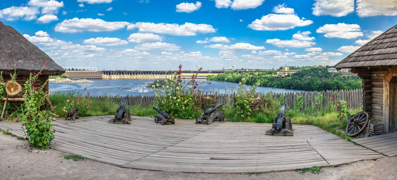 Dnieper hydroelectric power station in Zaporozhye, Ukraine by Multipedia