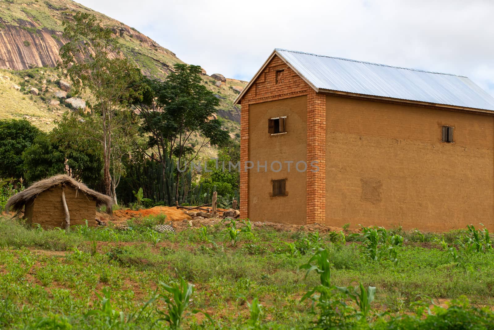 A Landscape shots of the island of Madagascar