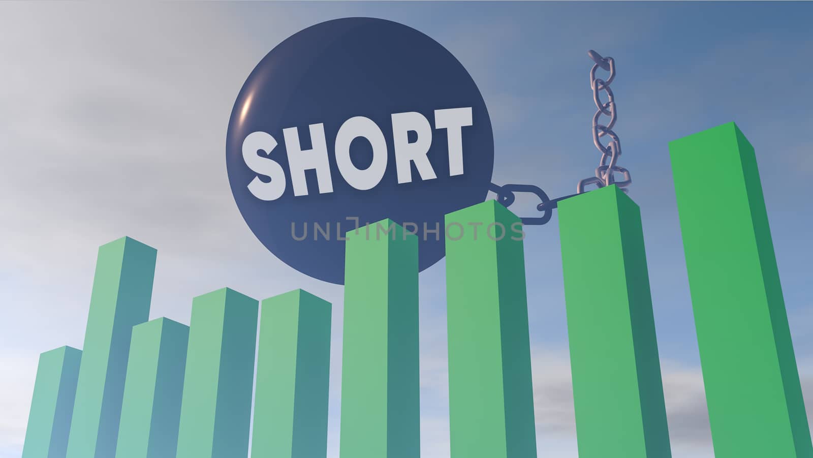 Financial stock market influenced by short trading by HD_premium_shots