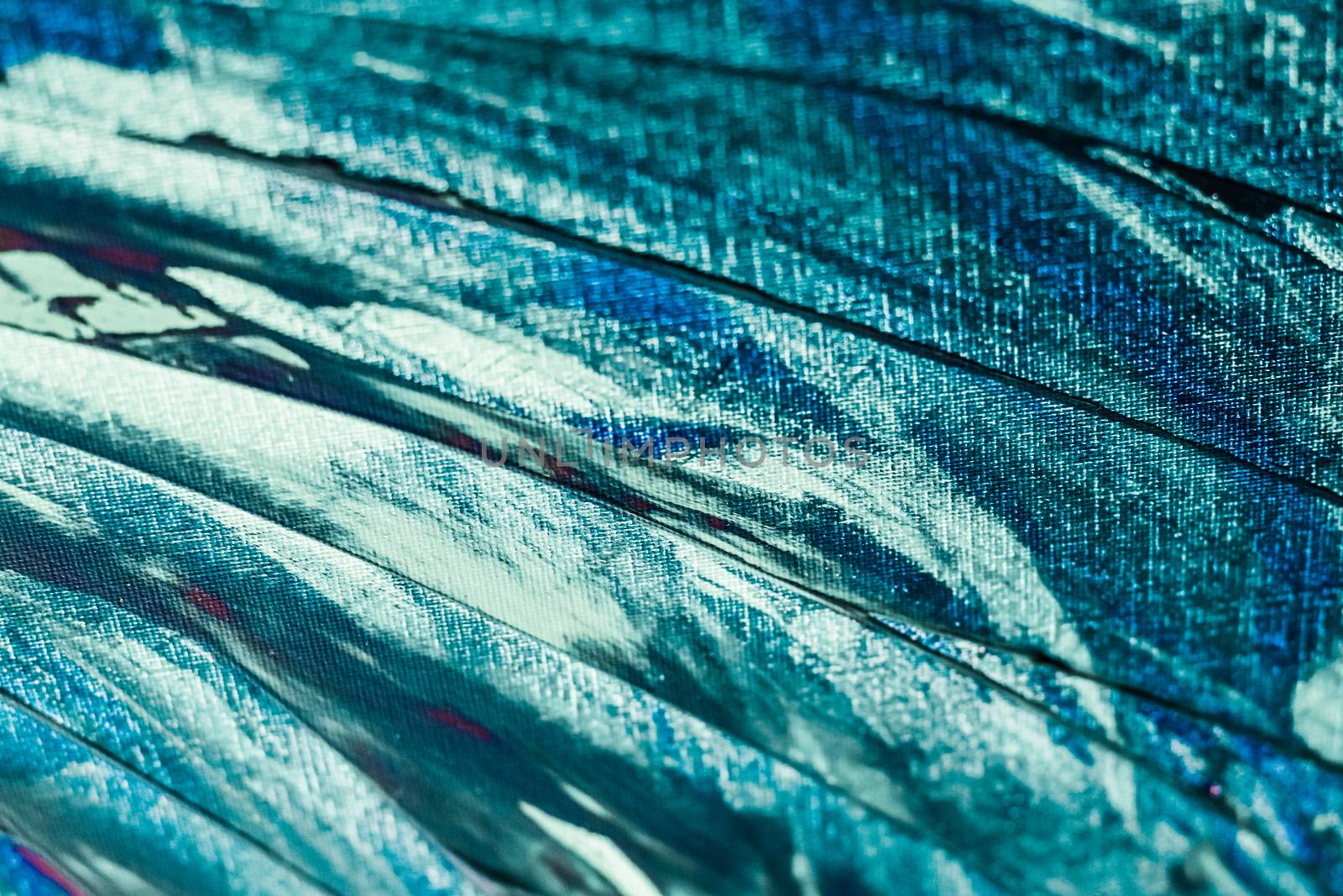 Turquoise abstract background, painting and art by Anneleven