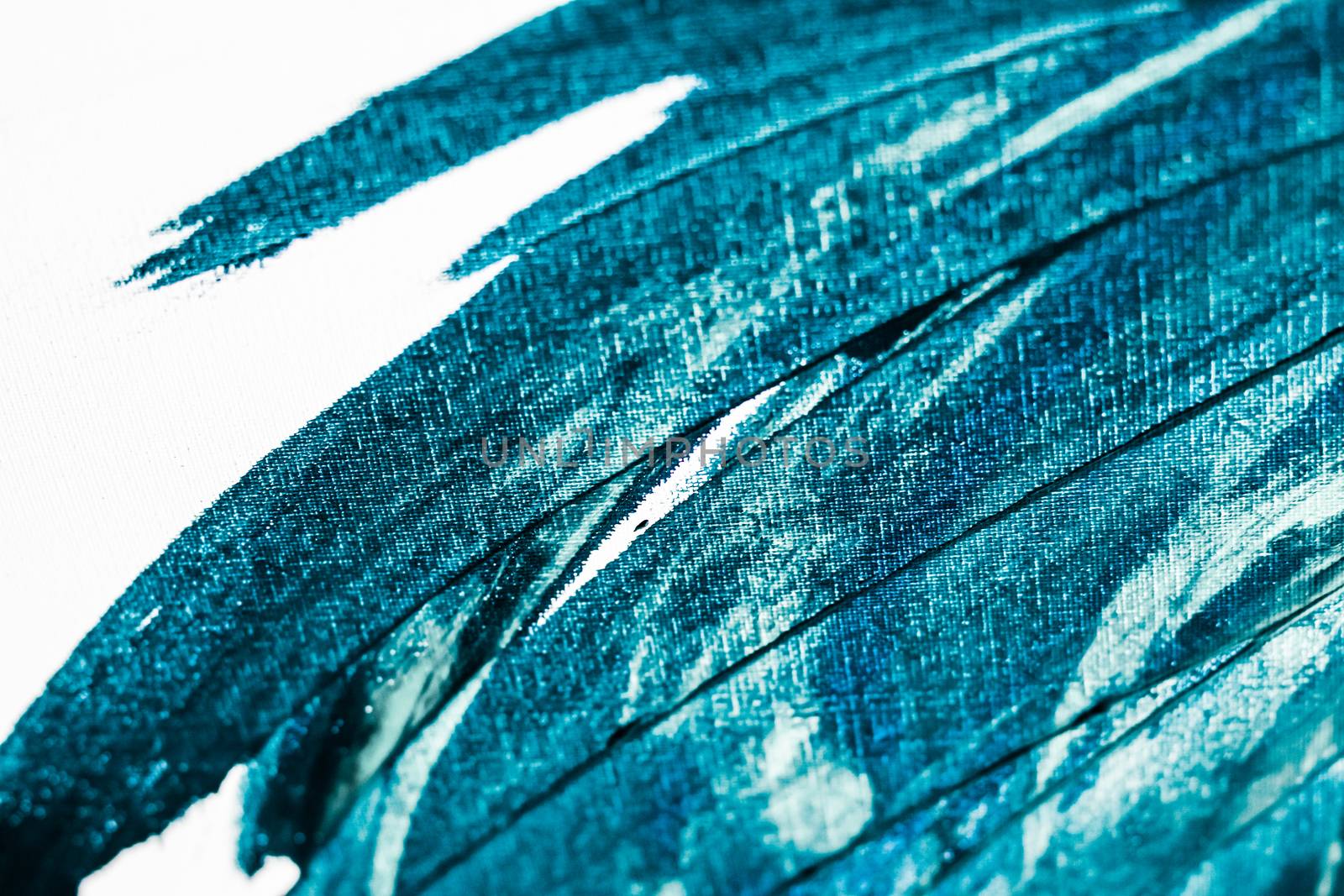 Turquoise abstract background, painting and art by Anneleven