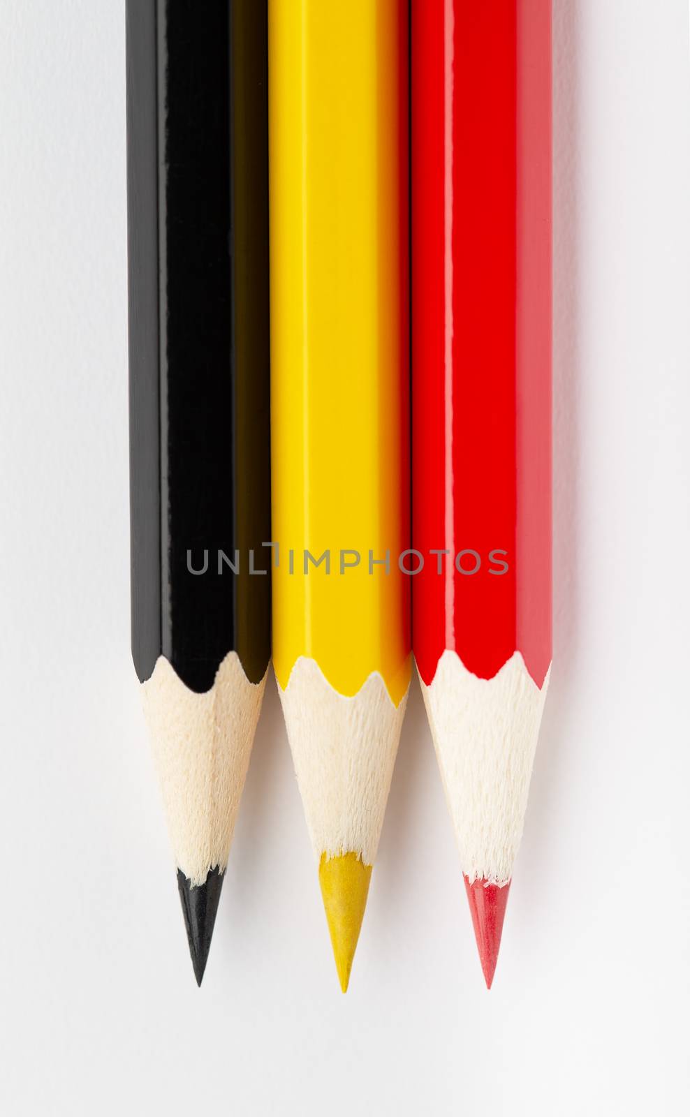 State flags made of colorful wooden pencils Belgium by 25ehaag6