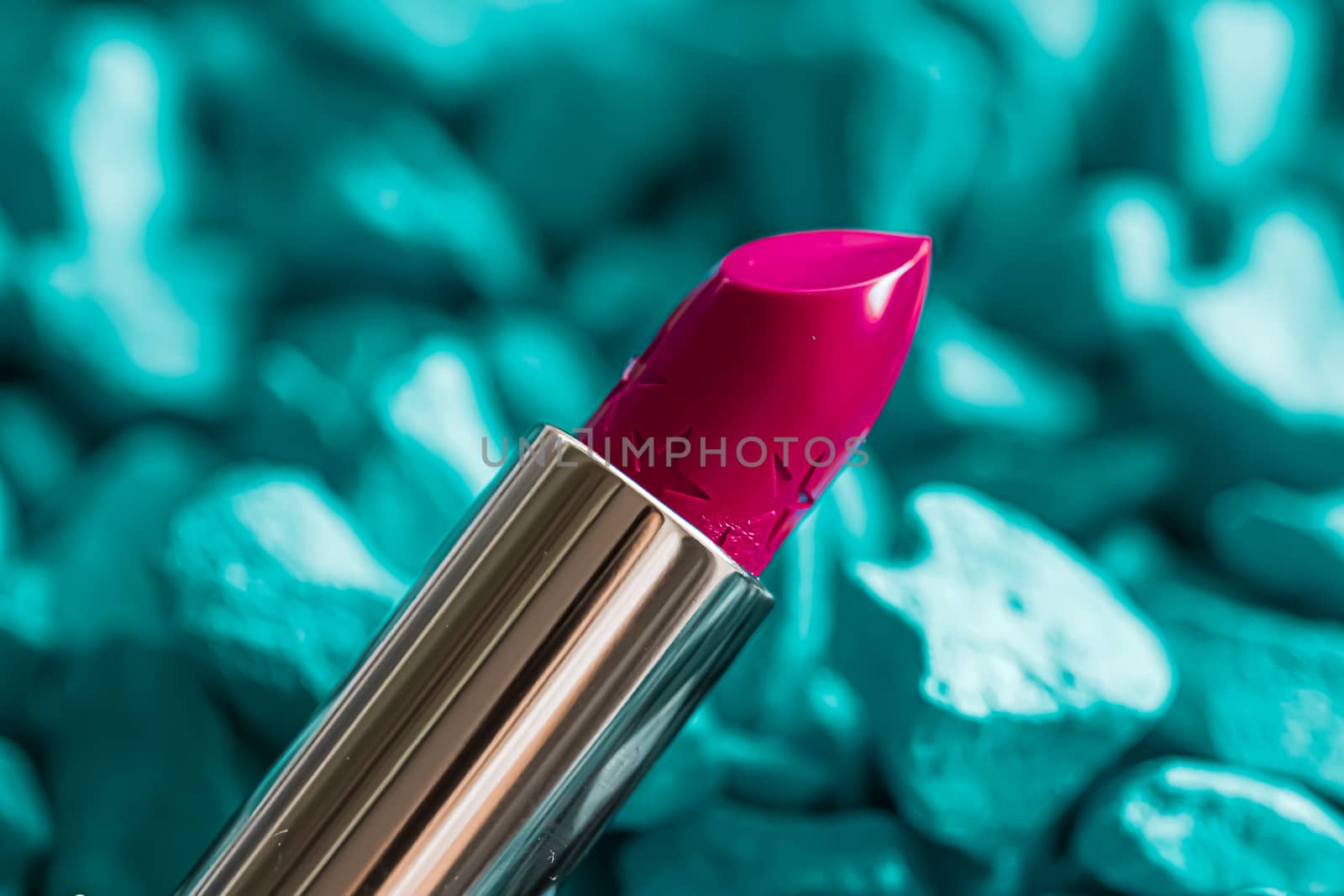 Red lipstick closeup, luxury make-up and beauty cosmetic by Anneleven