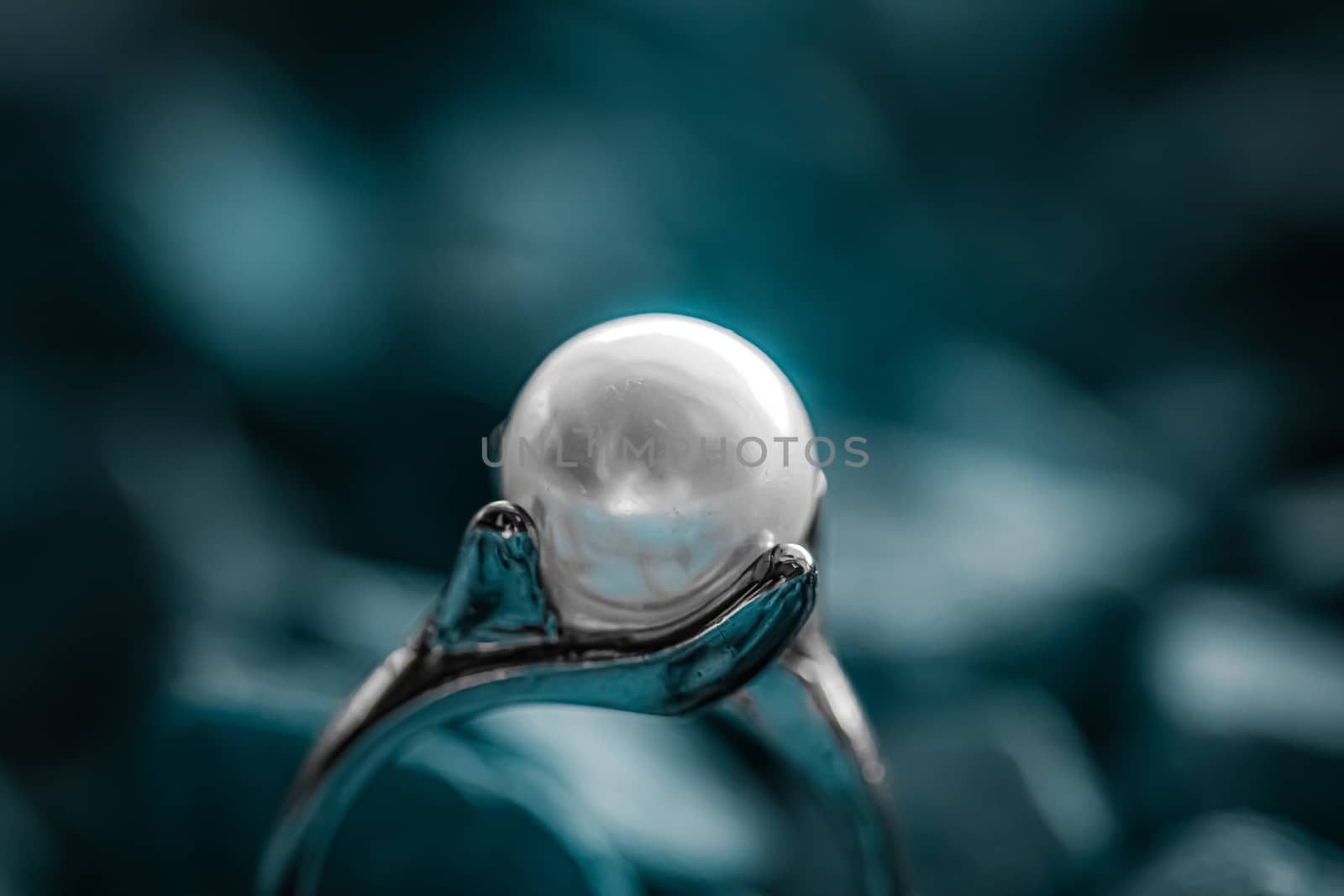 Pearl ring closeup, jewelry and accessory brand by Anneleven