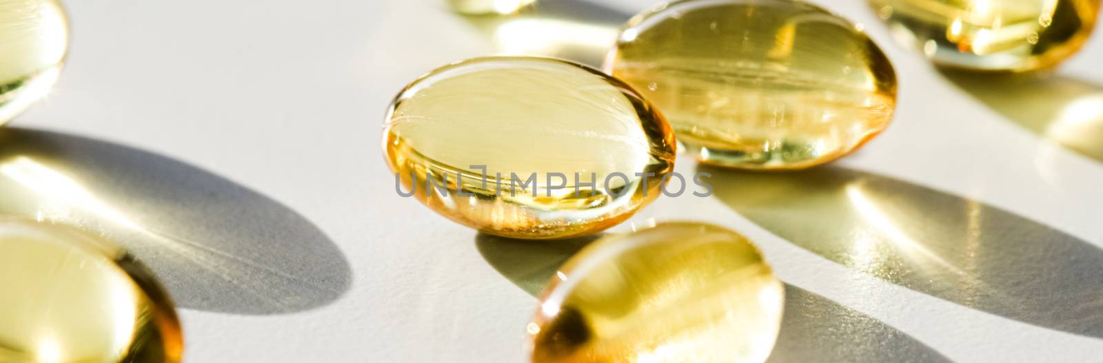 Omega 3 fish oil capsules for healthy diet nutrition, pharma brand store, probiotic drug pills as healthcare or supplement products for pharmaceutical industry ads