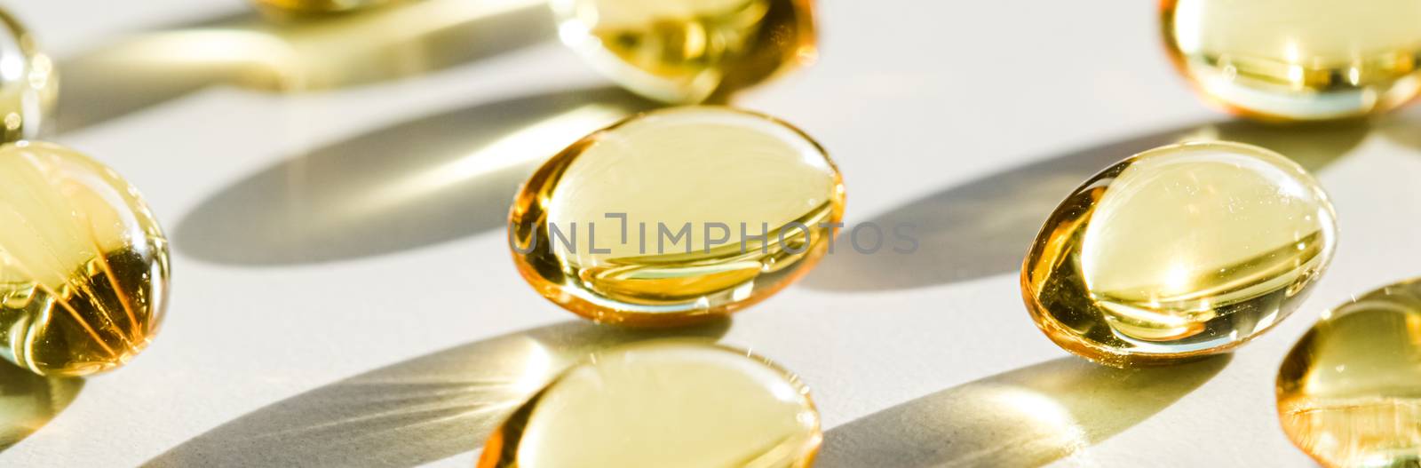 Omega 3 fish oil capsules for healthy diet nutrition, pharma brand store, probiotic drug pills as healthcare or supplement products for pharmaceutical industry ads