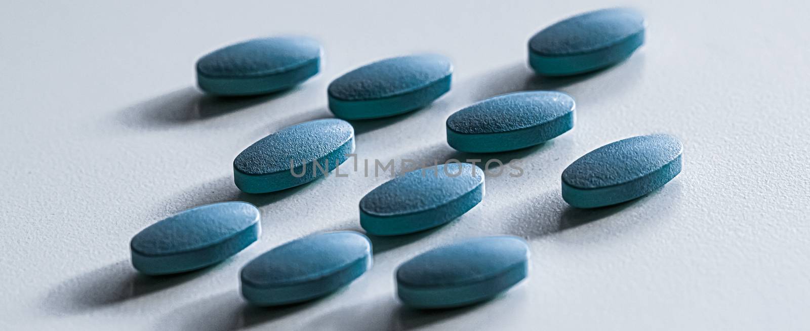 Mint pills as herbal medication, pharma brand store, probiotic drugs as nutrition healthcare or diet supplement products for pharmaceutical industry ads