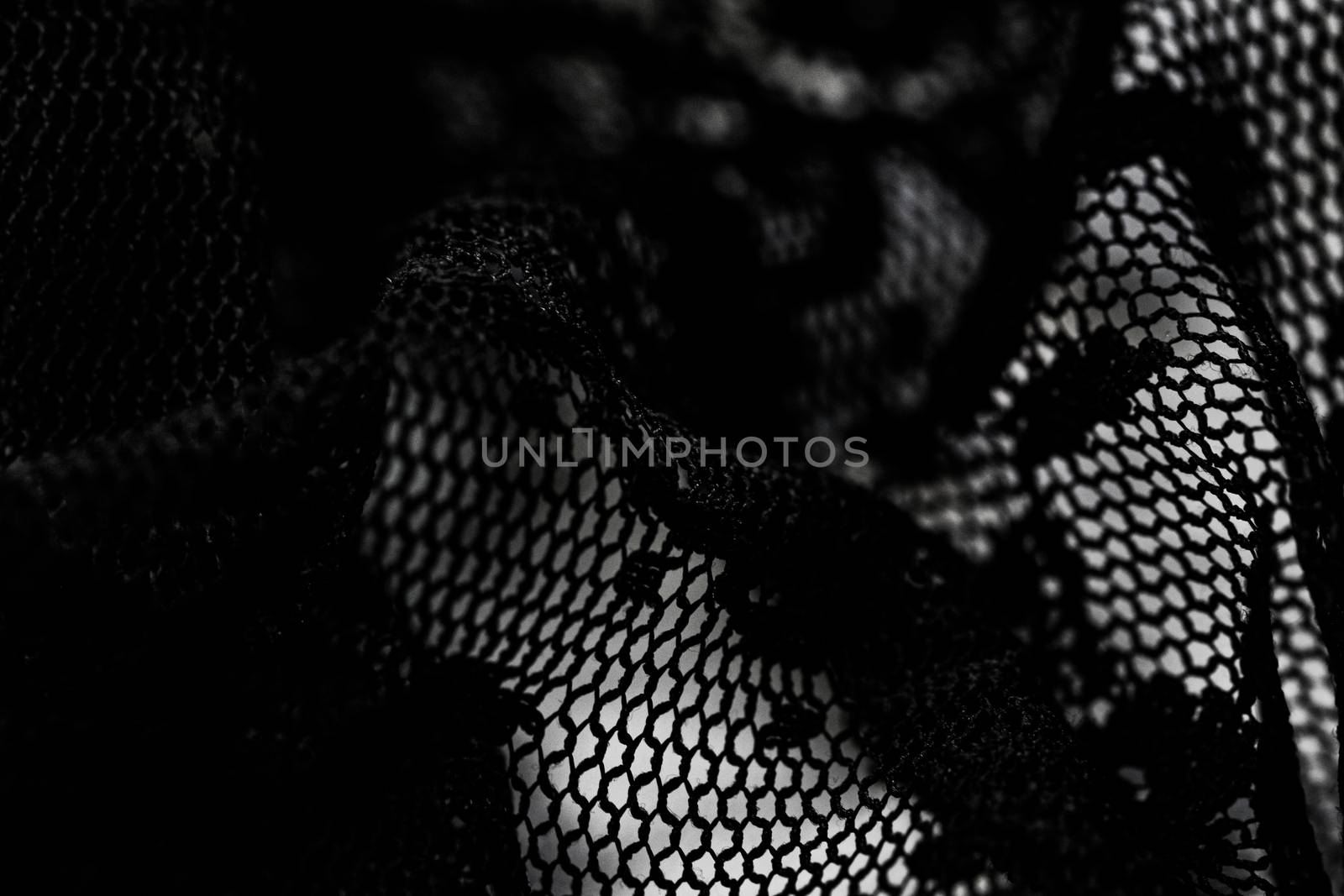 Black lace texture, fabric and textile backgrounds