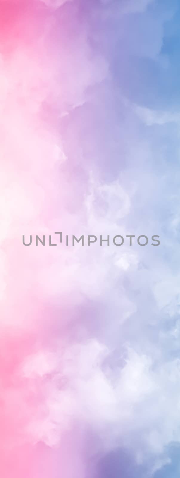 Fantasy pink and blue sky, spiritual and nature background by Anneleven