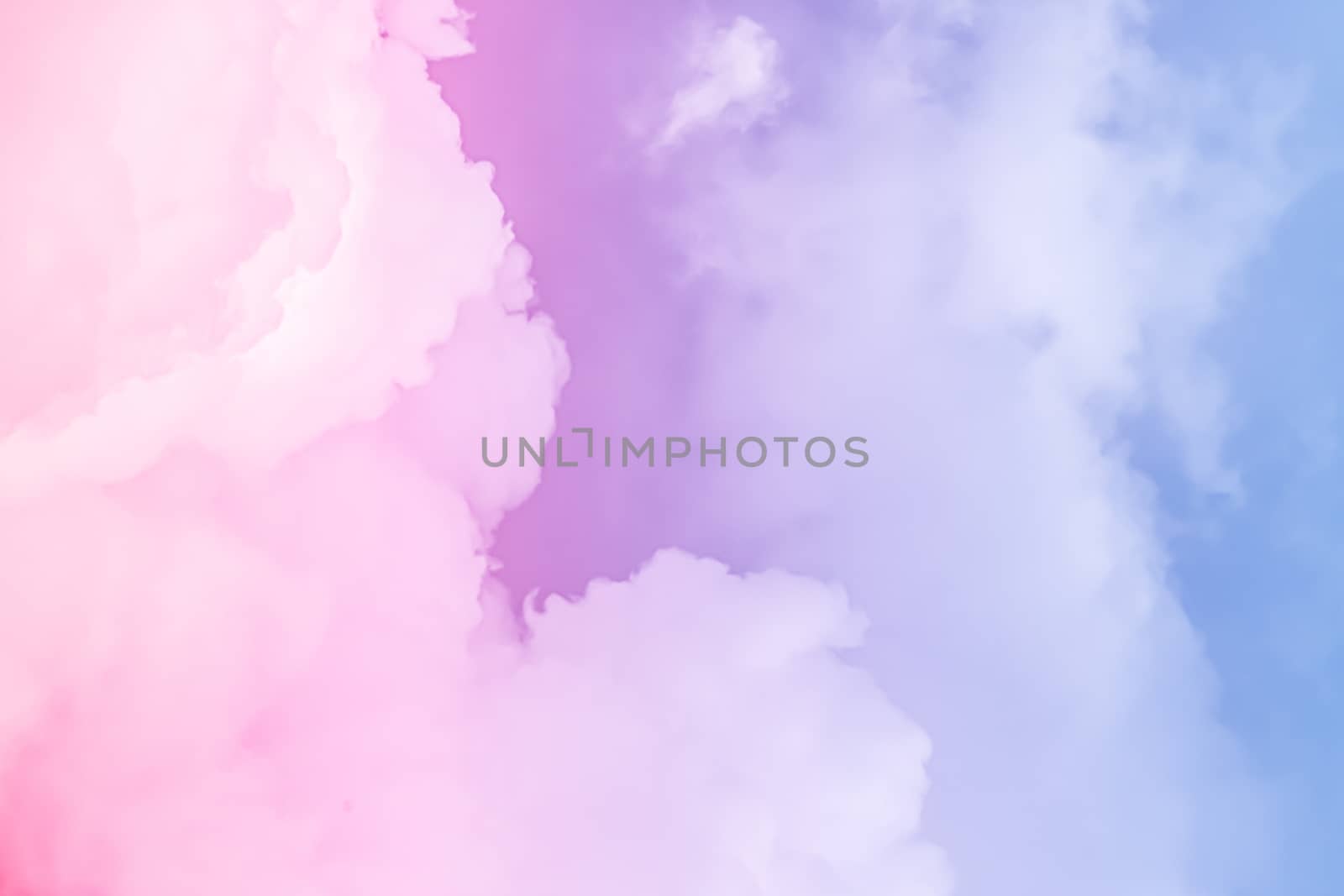 Fantasy pink and blue sky, spiritual and nature background by Anneleven