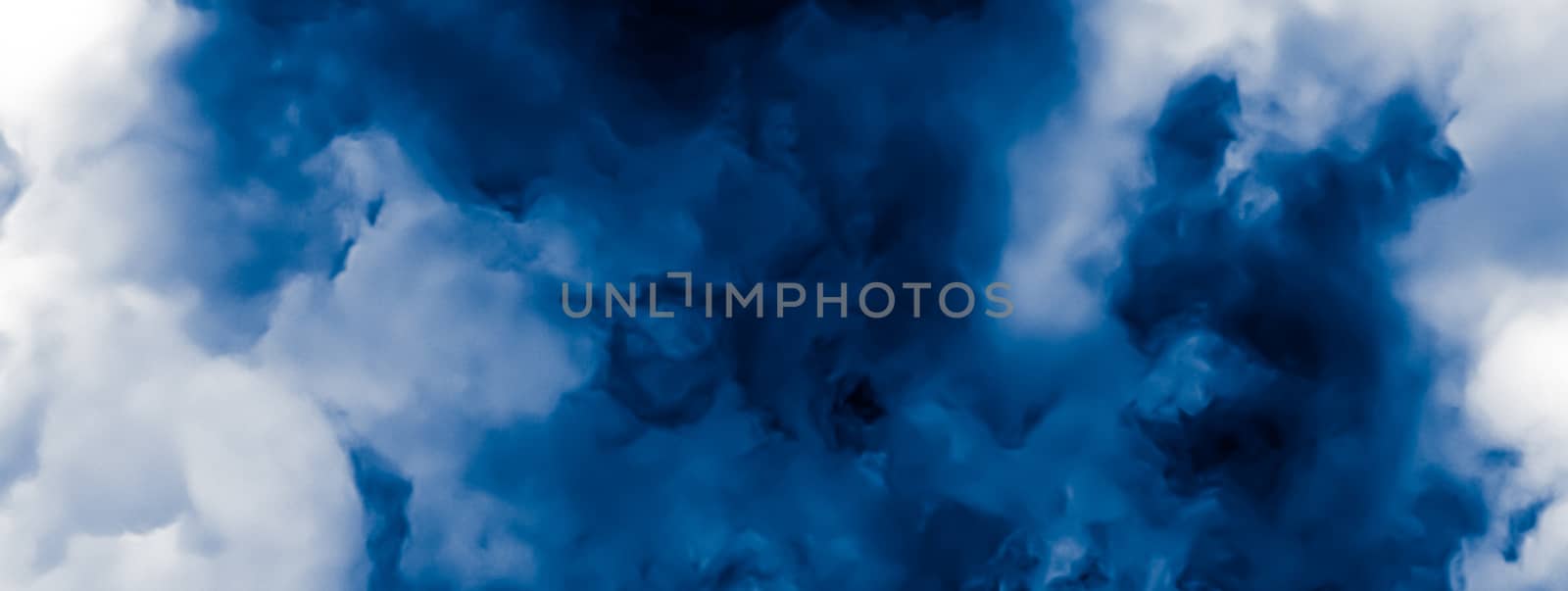 Minimalistic blue cloudy background as abstract backdrop, minima by Anneleven