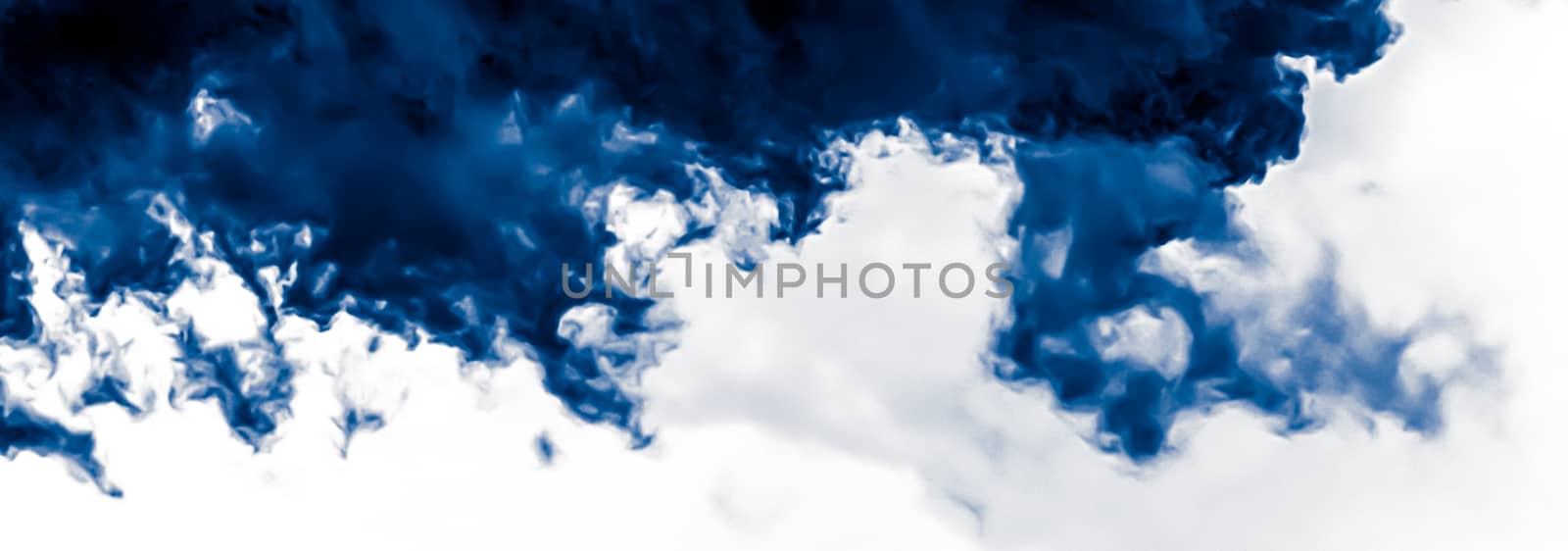 Minimalistic blue cloudy background as abstract backdrop, minima by Anneleven