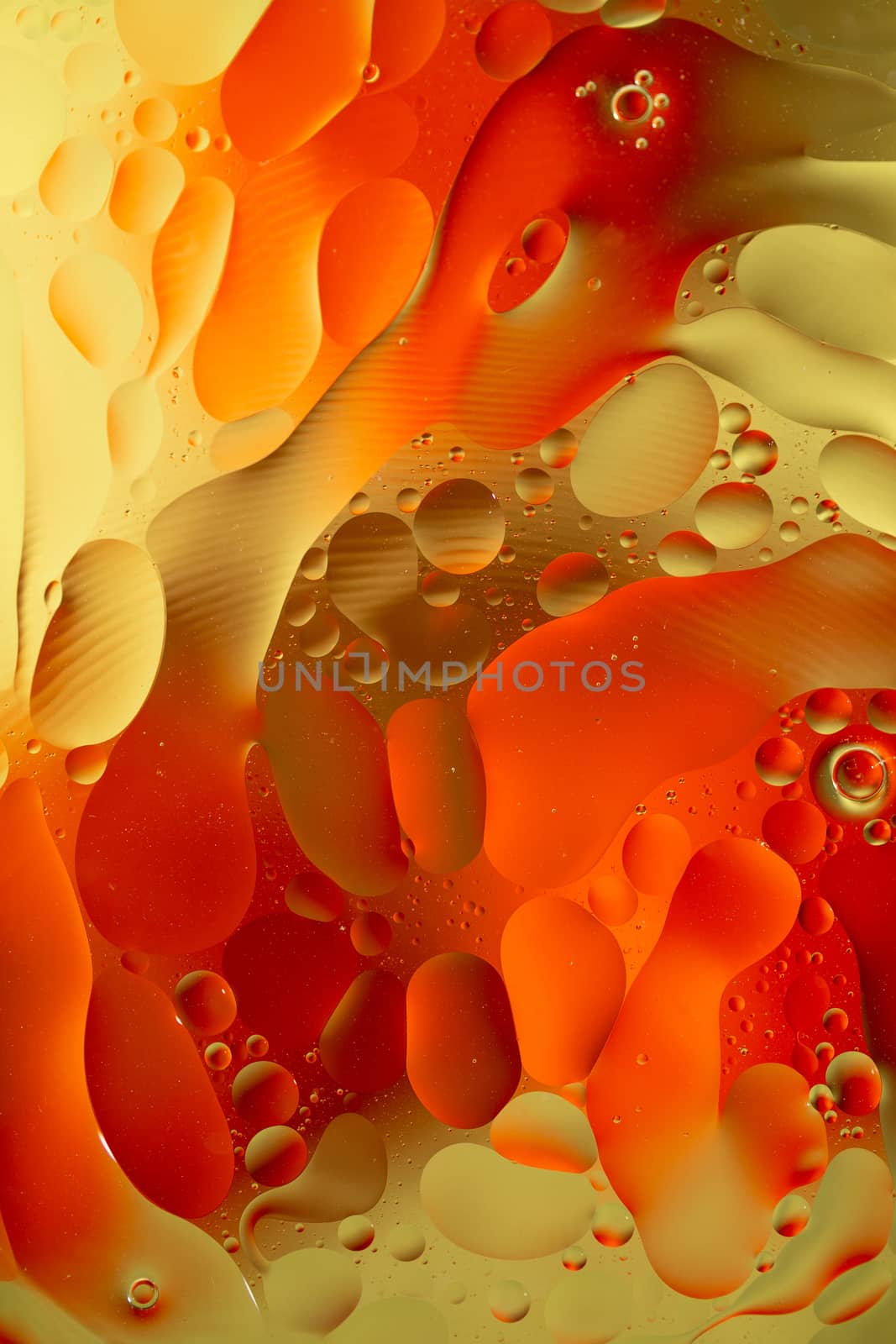 An Abstract background as a result of a mixture of water and oil