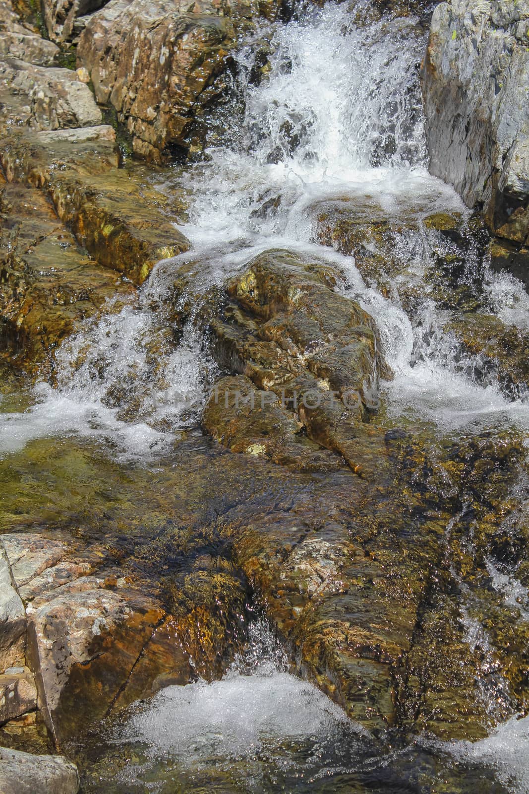 Storebottåne river flows into vavatn lake. Landscape in Hemsedal, Norway. by Arkadij