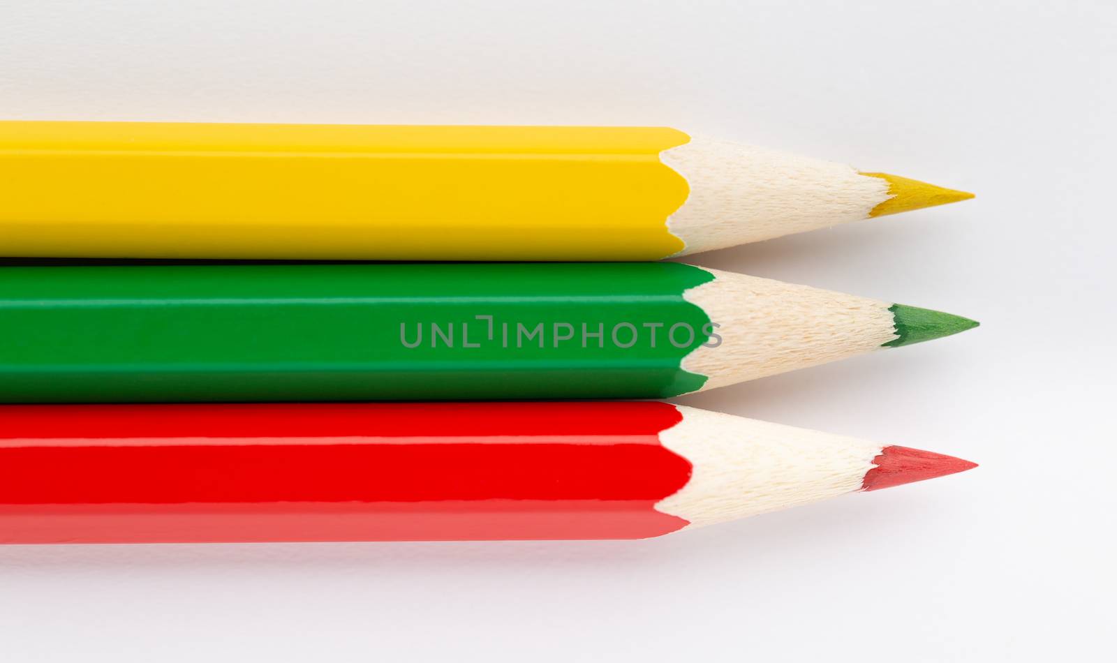 The State flags made of colorful wooden pencils Lithuania
