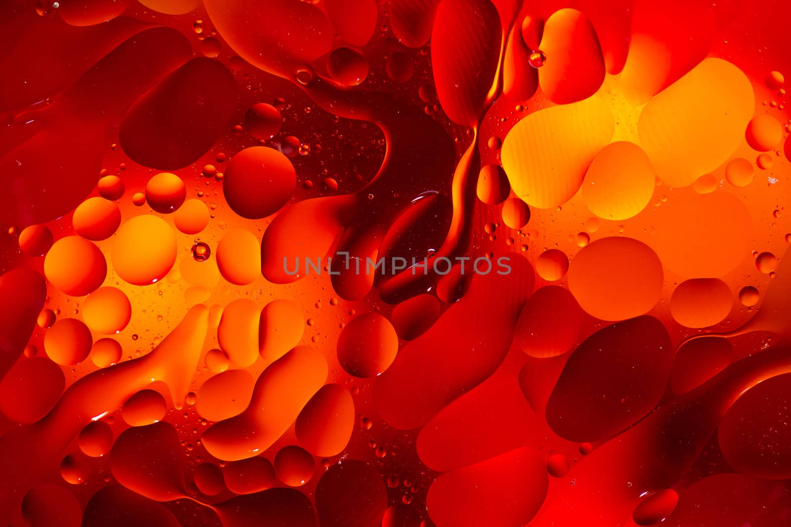 An Abstract background as a result of a mixture of water and oil