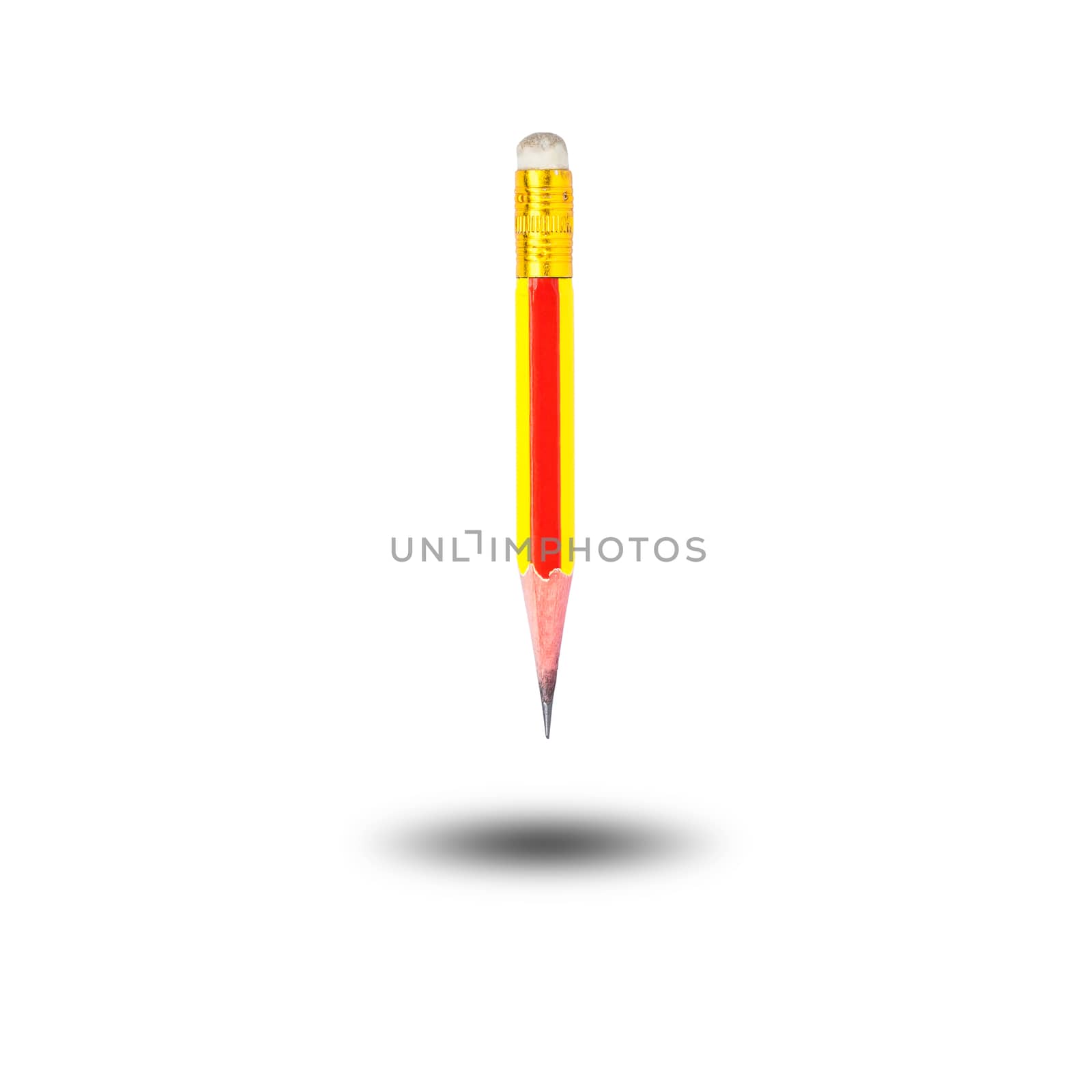 Short wooden pencil by wattanaphob