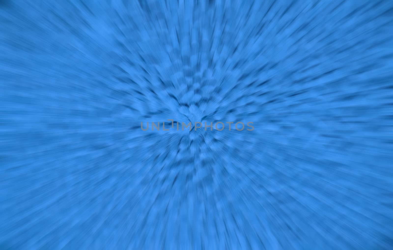 Blue cloth mat texture background ;Radial blur filter effect.