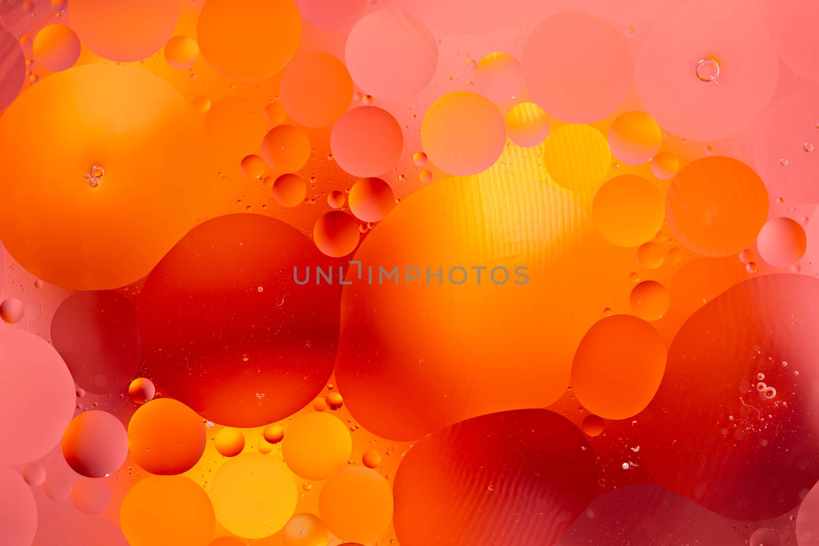 An Abstract background as a result of a mixture of water and oil