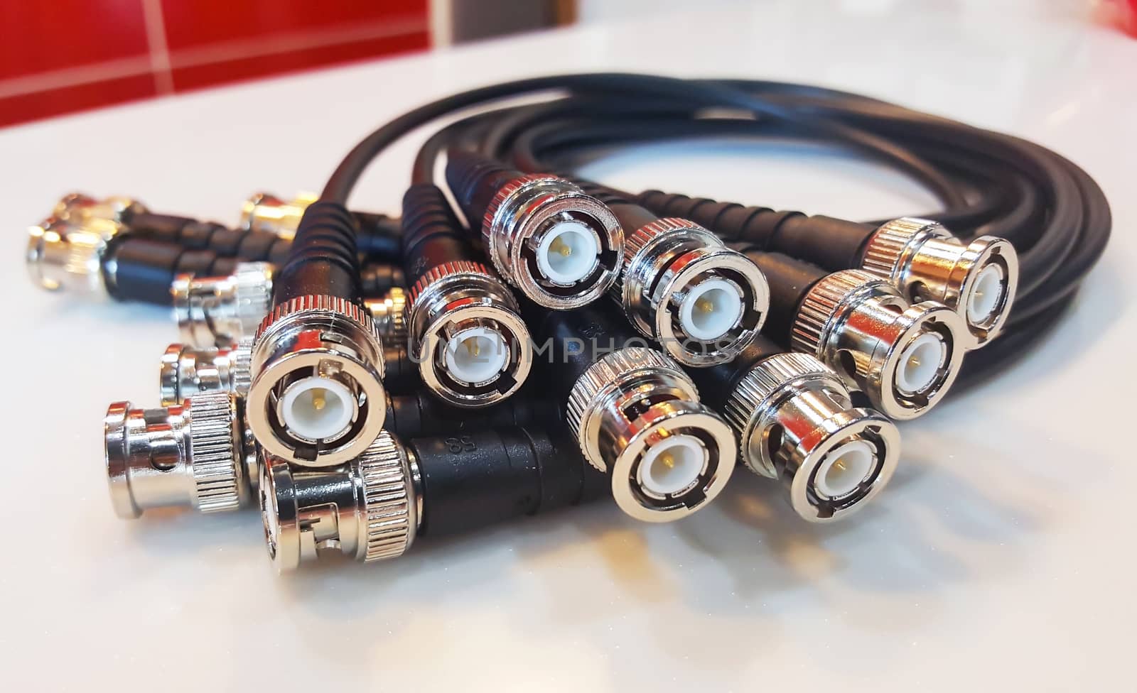 BNC connector for audio and video signals. by wattanaphob