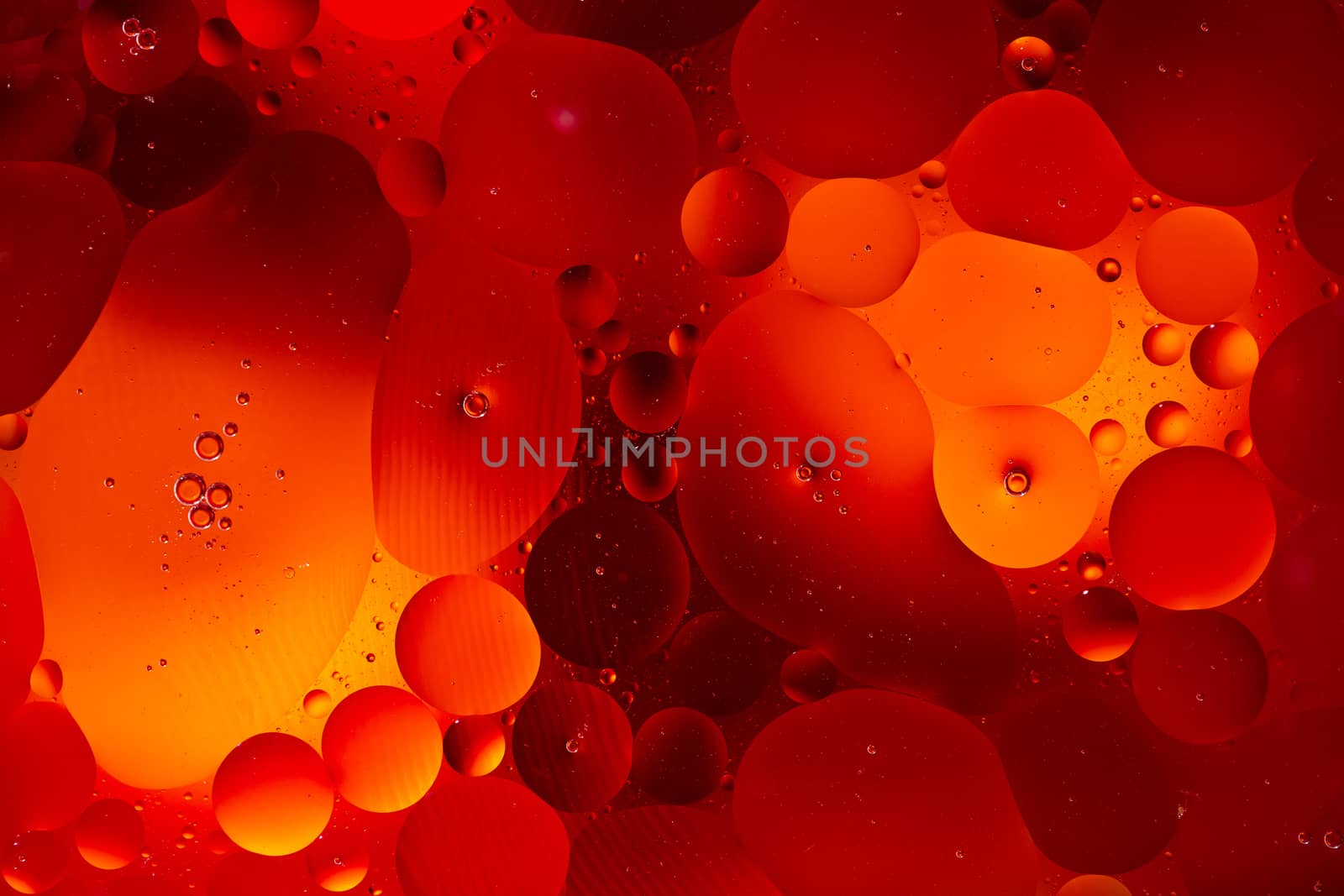 An Abstract background as a result of a mixture of water and oil