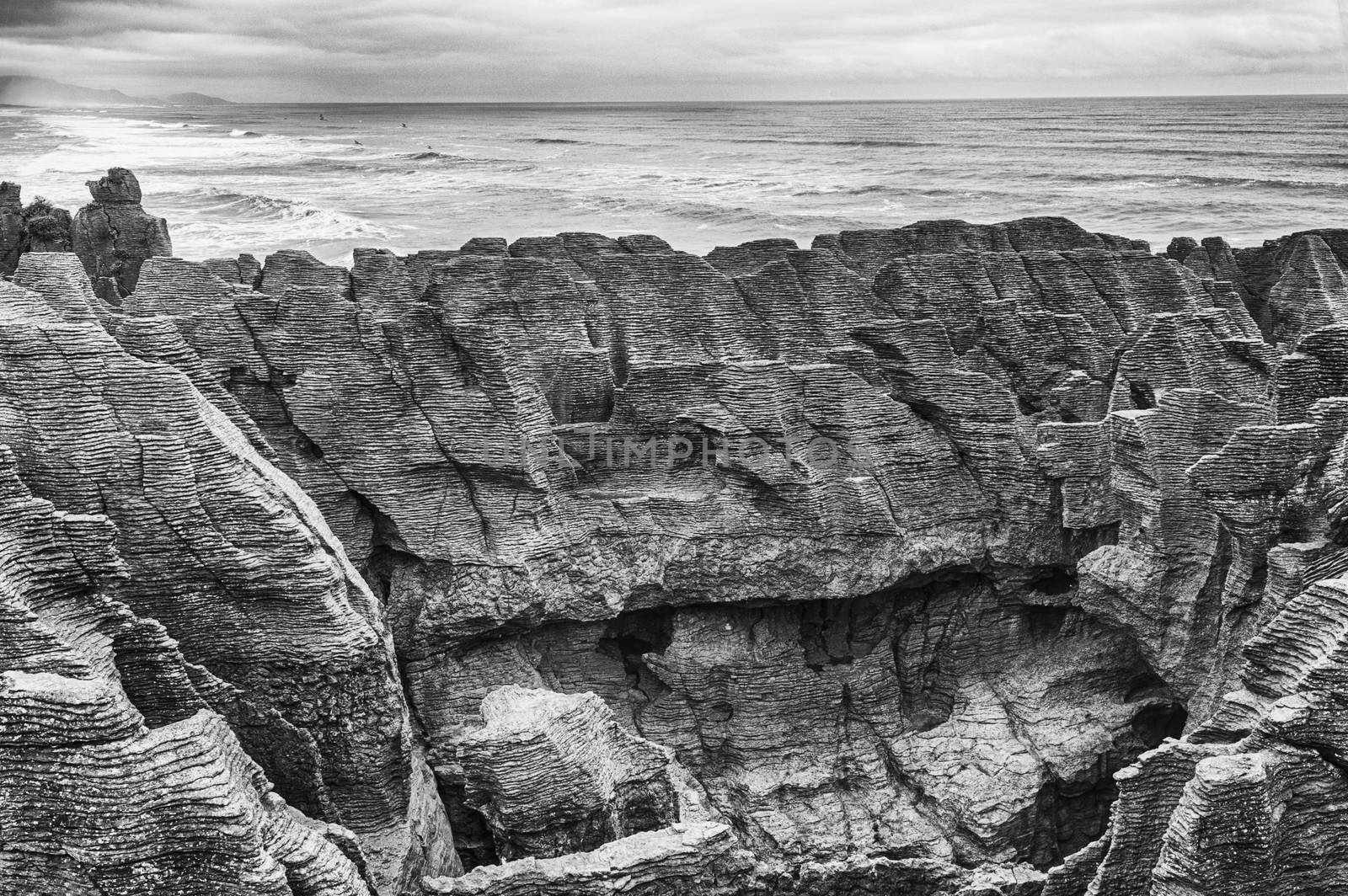 Pancake rock in the New Zealand by fyletto
