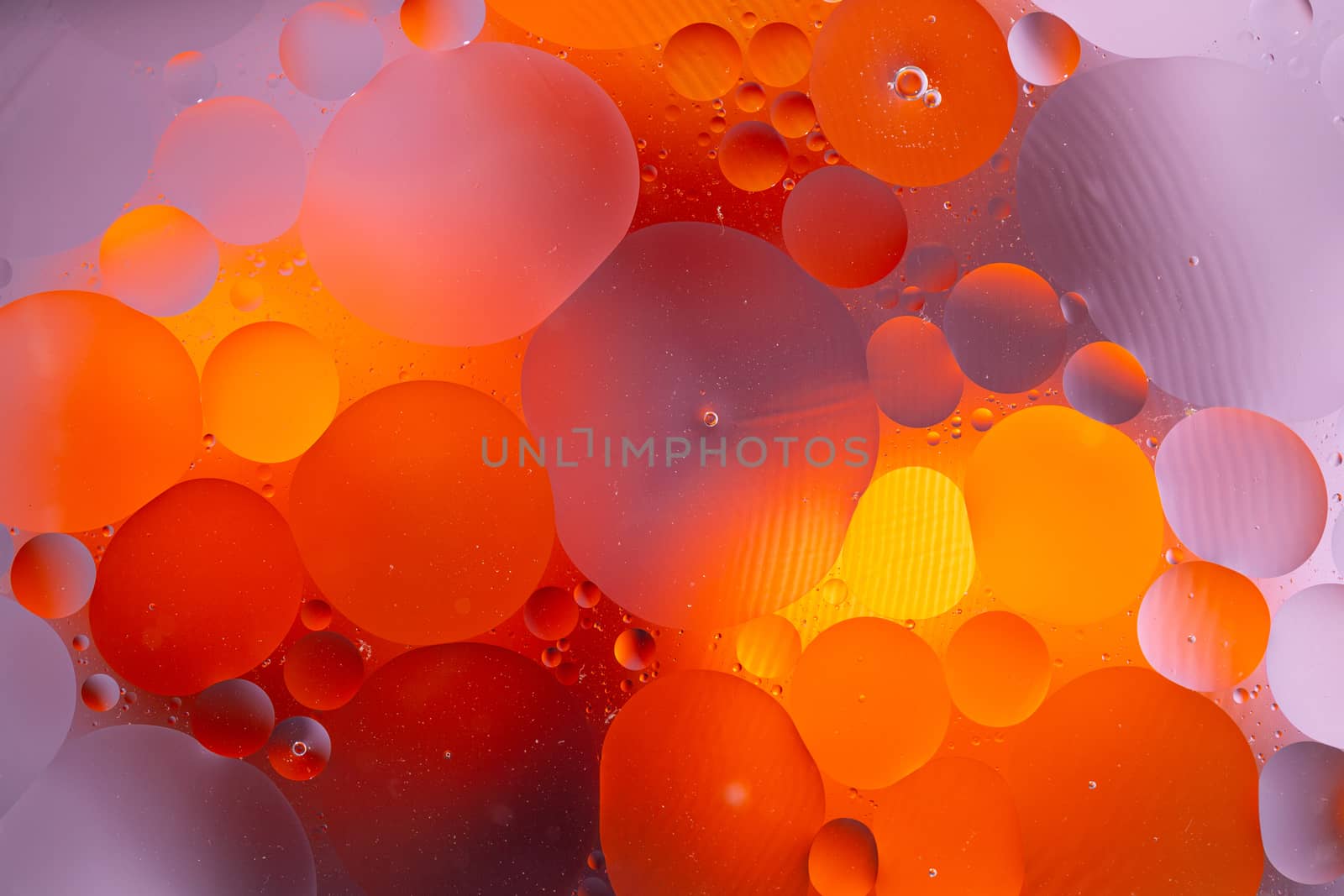 An Abstract background as a result of a mixture of water and oil