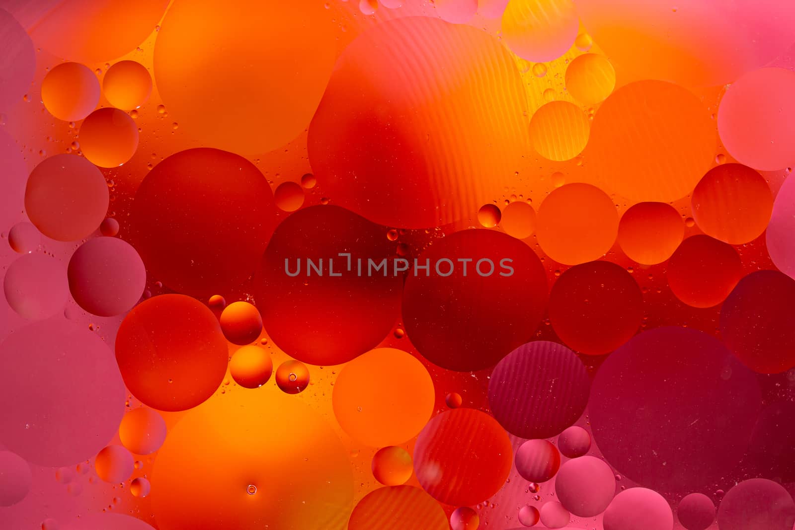 An Abstract background as a result of a mixture of water and oil