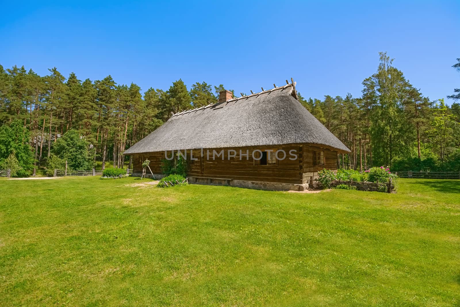 Old house in rural area, Riga, Latvia