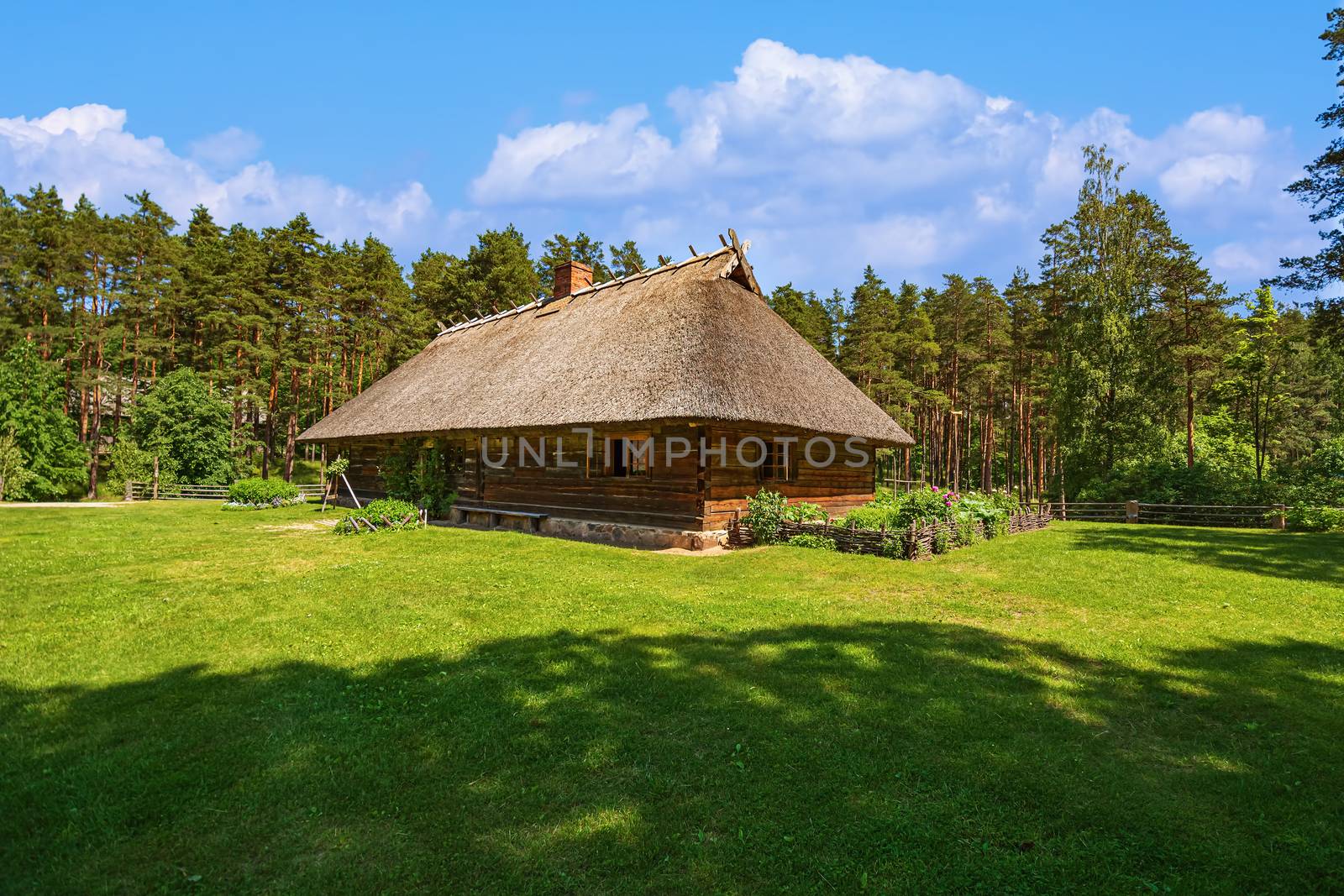 Old house in rural area, Riga, Latvia