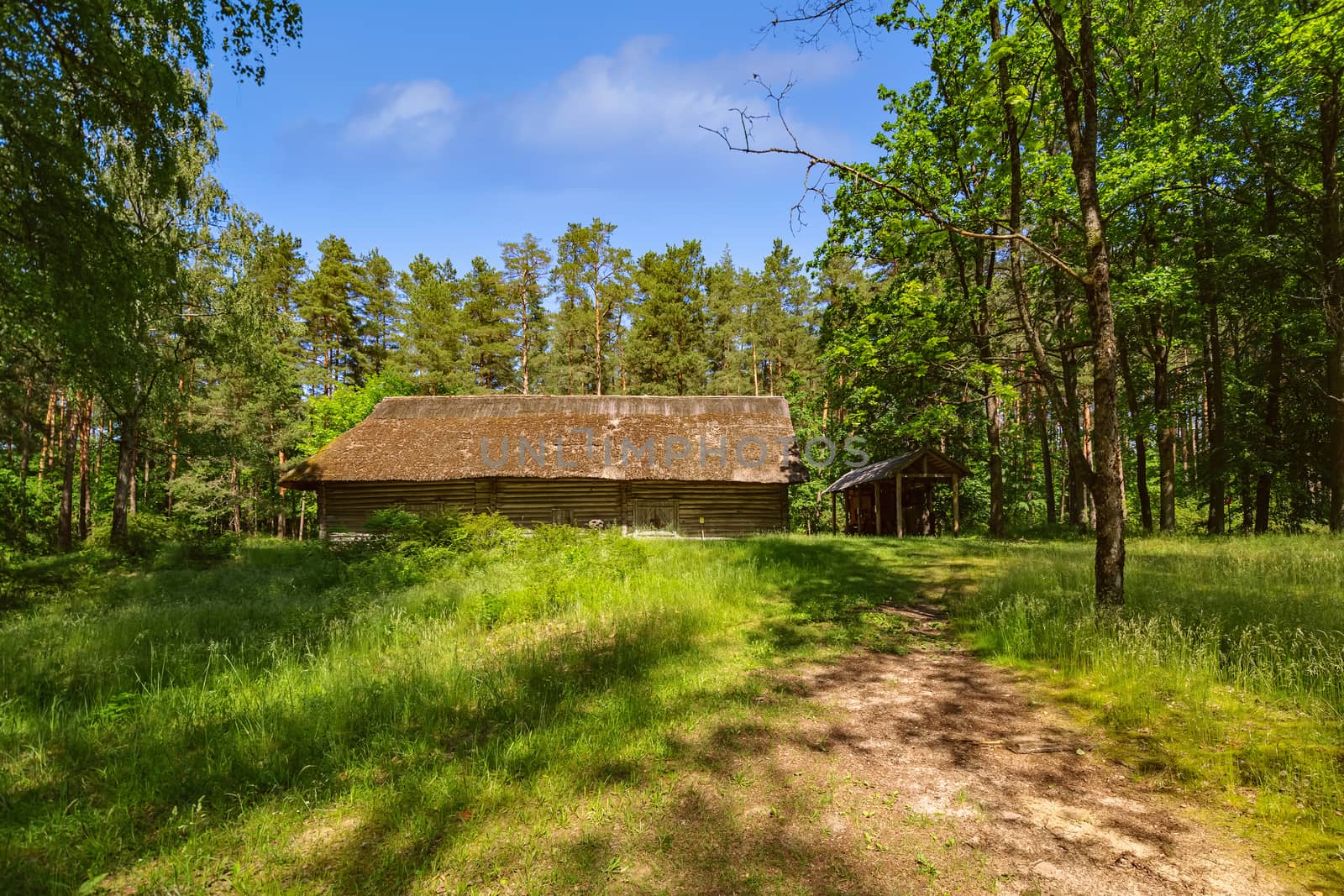 Old house in rural area, Riga, Latvia