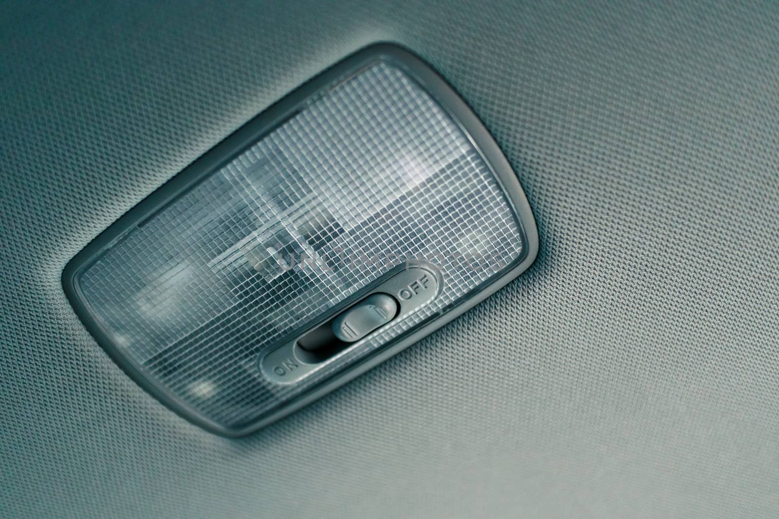 ceiling lamp in modern car