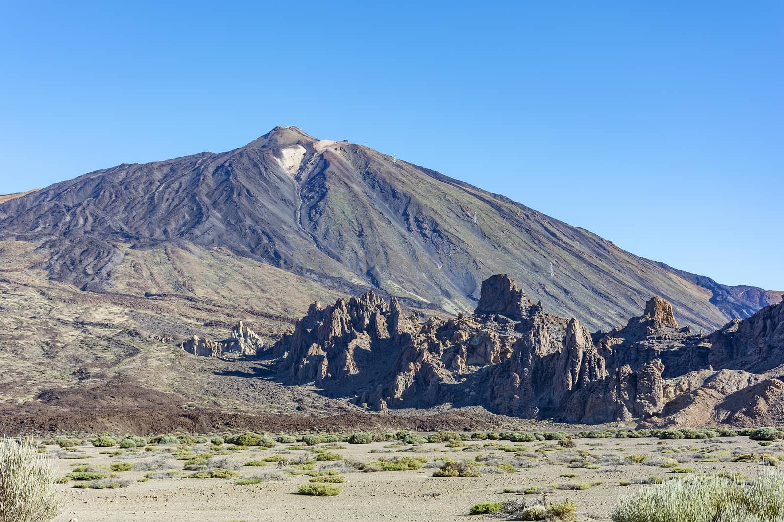 View of Mount Teide volcano on the island of Tenerife (Spain) by Grommik