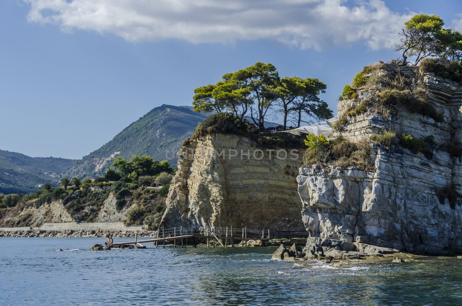 mountainous promontories over the Ionian Sea by MAEKFOTO
