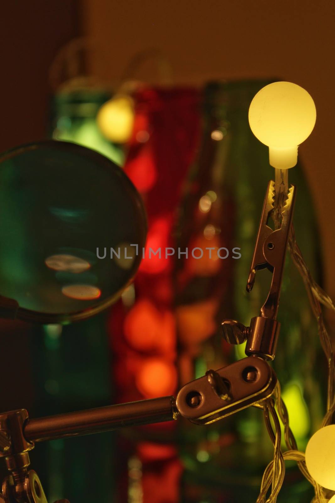 Colorful lights and glass by soniabonet