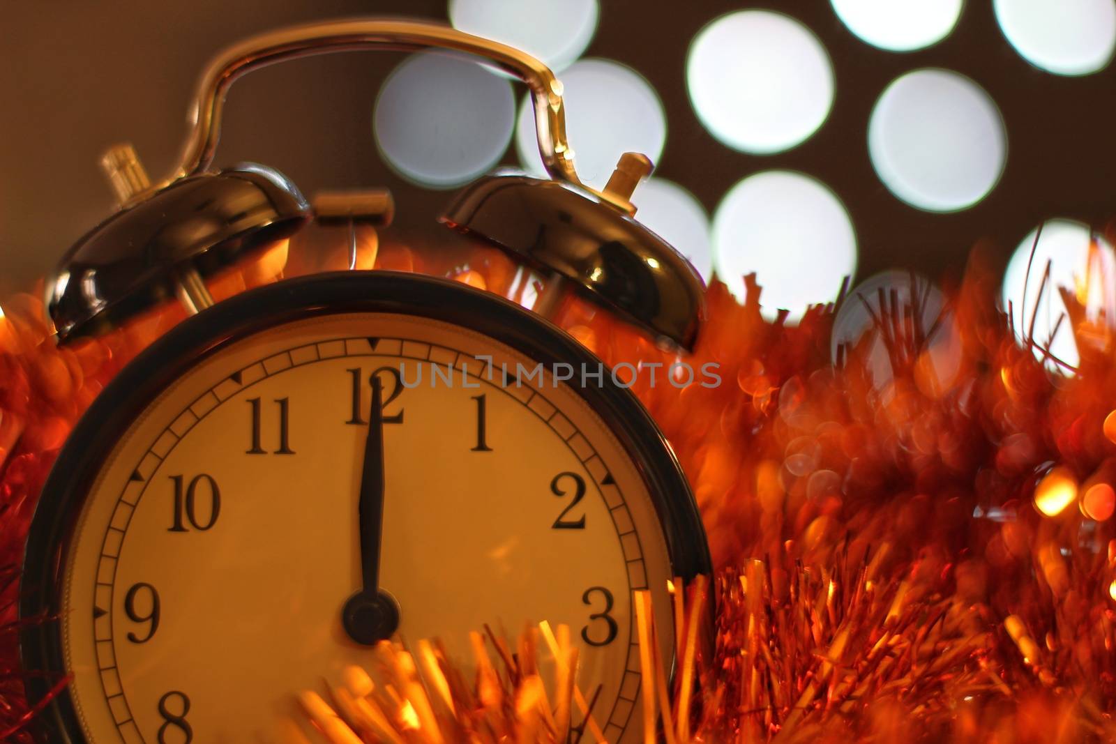 Christmas decoration and new year's eve celebration and countdown