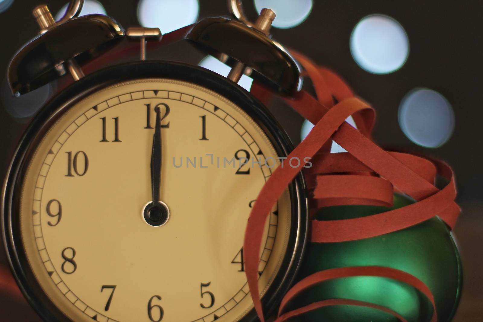 Christmas decoration and new year's eve celebration and countdown