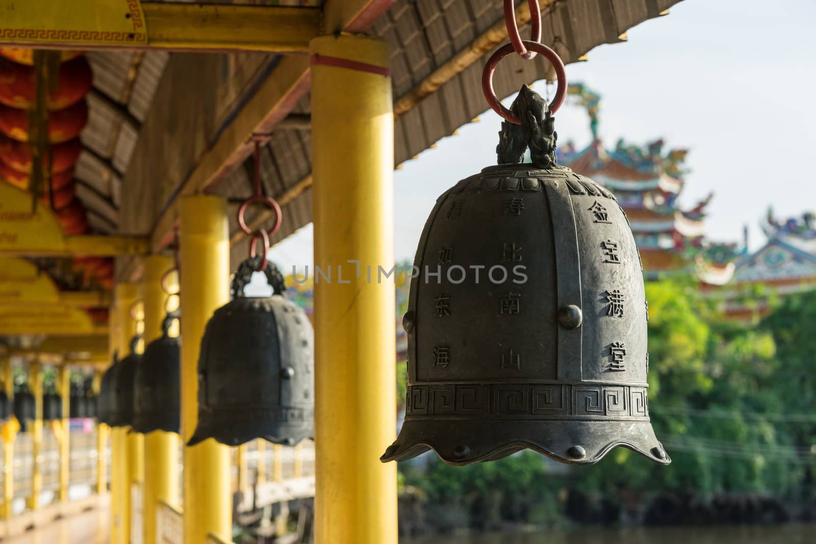 big bells in the temple