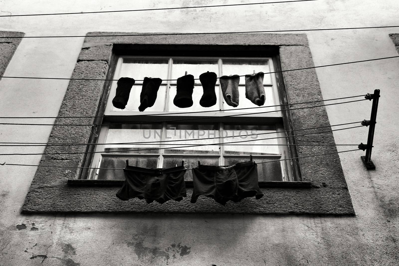 Men underwear hanging on a clothesline by soniabonet